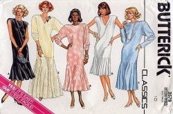 3579 STRT FLARE LO PLEAT DRESS 3 LENGTHS PATTERN 10